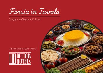 Storico Evento Gastronomico. Cucina persiana sbarca a Roma