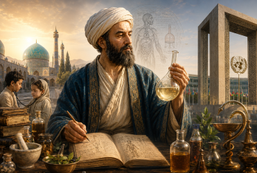 eredità di Rhazes Iran celebra la Giornata del Farmacista
